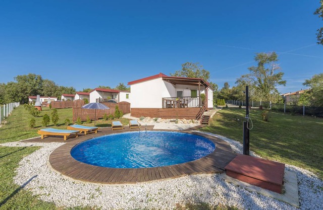 Holiday house with private pool No.5 in holiday park Jelovci