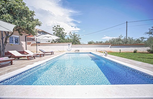 Holiday house with pool in nature