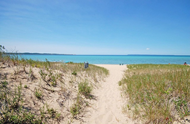 Homestead Beachfront Condo in Glen Arbor Accommodating 7!