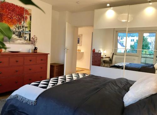 Homy 1BR plus Sofabed Business Apart - Near BASF - Super fast Wifi - Free Parking