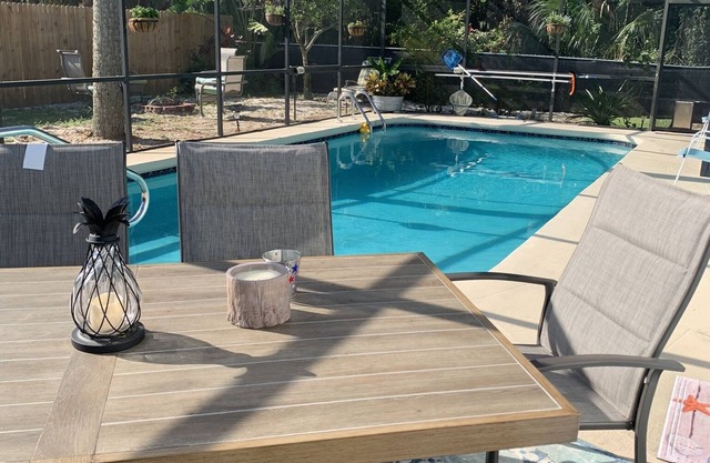 House in Hernando beach very close to public boat ramp, heated Inground pool!