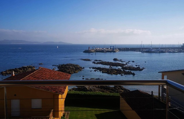 Housing with sea views.