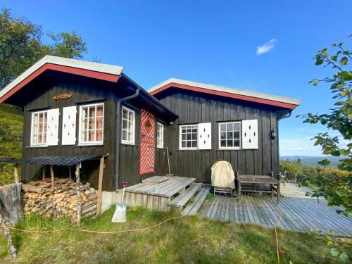Hytte På Ål-Fjellet Med Utsikt Til Hallingskarvet