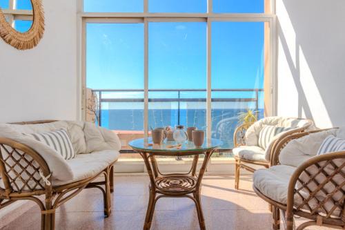 Infinite view of Tabarca near the sea and airport