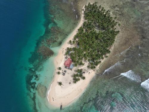 Islas de San blas Camping frente al mar
