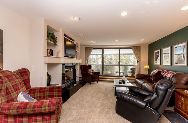 Keystone Condo in Quiet Location w/Private Balcony for Great Mountain Views