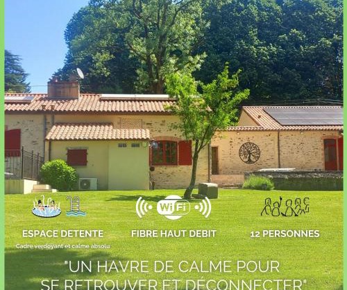 La Minoterie Pause Zen, Spa & Piscine privés 12 personnes