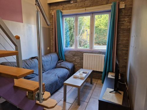 La tranquille maison bleue