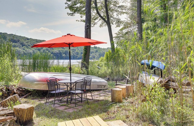 Lakefront New York Abode w/Deck, Grill & Fire Pit