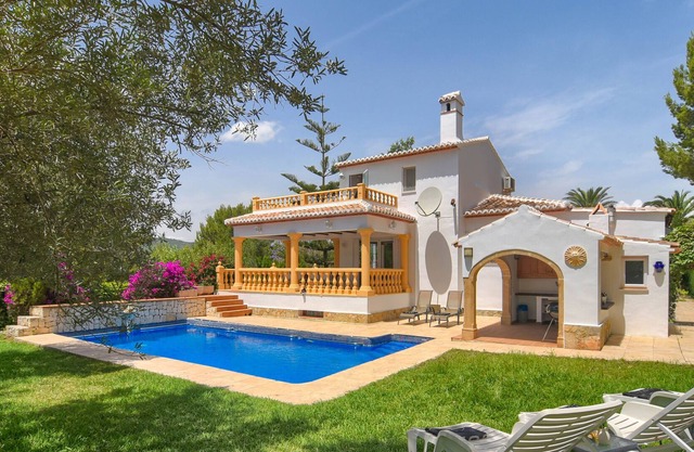 Large and cheerful villa in Javea, Costa Blanca, Spain with private pool for 8 persons