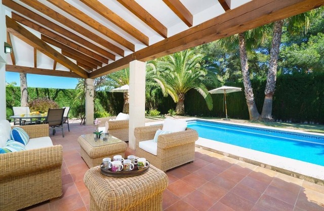 Large and comfortable villa with private pool in Javea, Costa Blanca, Spain for 4 persons