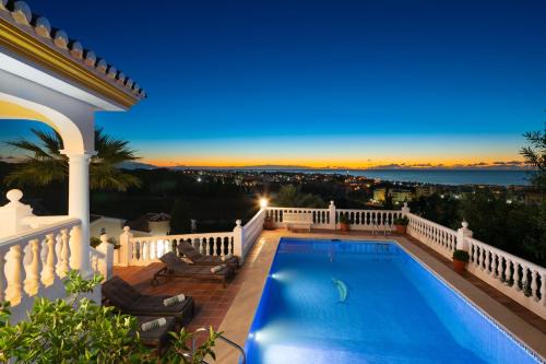 Large Family Villa 500m From Beach with Stunning Views