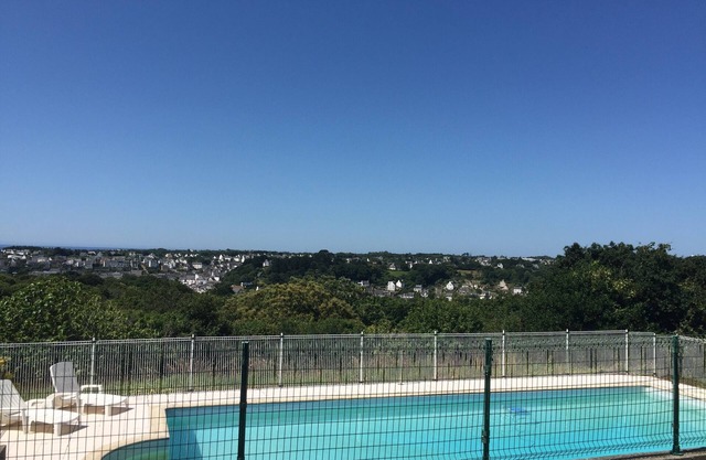 Large house with unobstructed view of port. Close to beaches