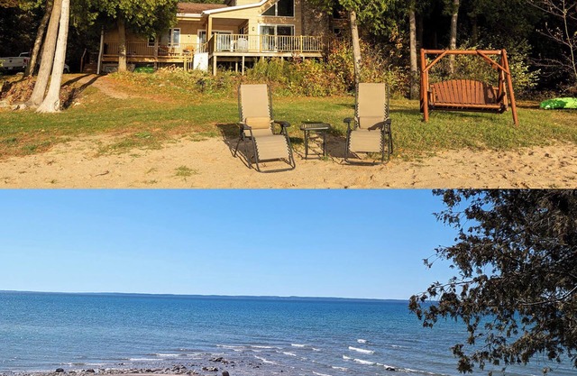 LATE SEPT OPENING 200' SUNSET BEACH MODERN HOUSE WIFI FIREPLACE PET FRIENDLY