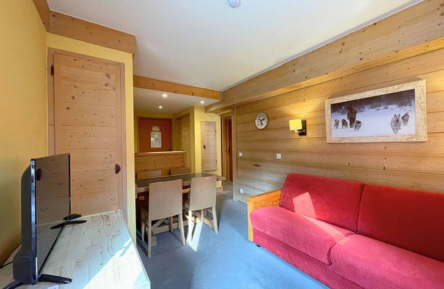 Les Menuires: 1-bedroom apartment for 4 people, 34m², equipped kitchen, near ski lifts