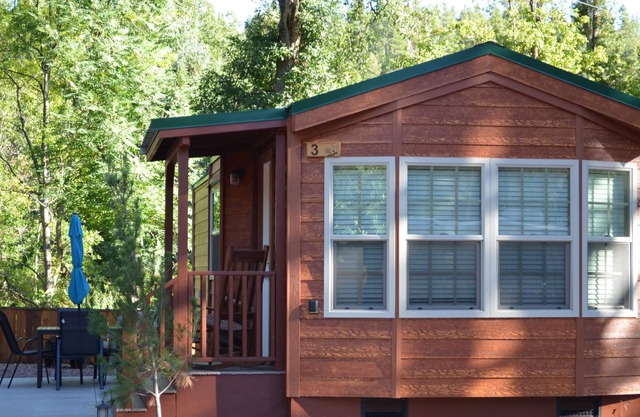 Like new one bedroom, one bath cabin overlooking Christopher Creek