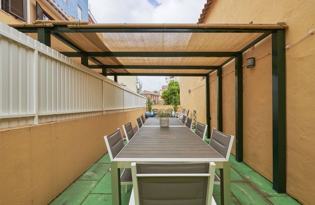Linger over Idyllic Open Air on the Expansive Patio, by Timecooler