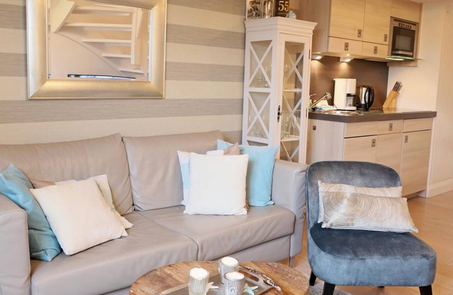 Live in a central location with a view of the Wadden Sea in List on Sylt