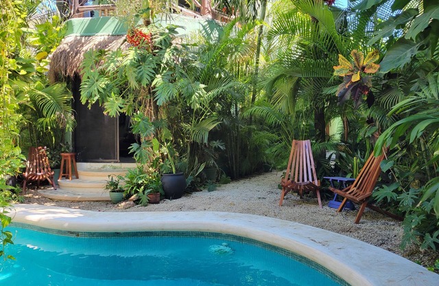 Live surrounded by lush gardens safely in the hottest area of Tulum!
