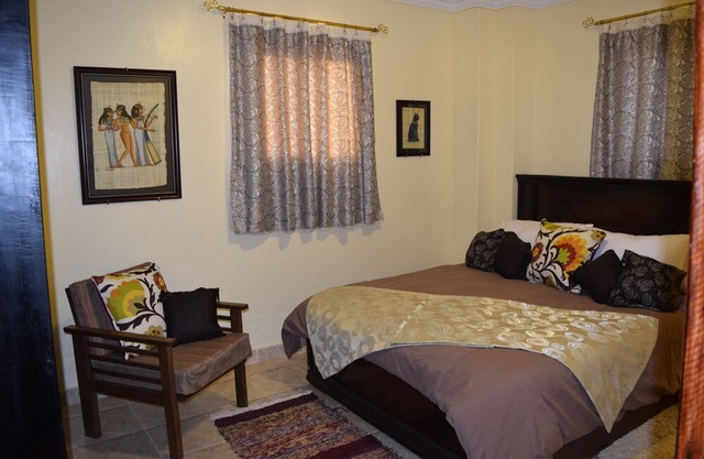 Located just steps away from the Pyramids and Great Sphinx on the Giza Plateau.