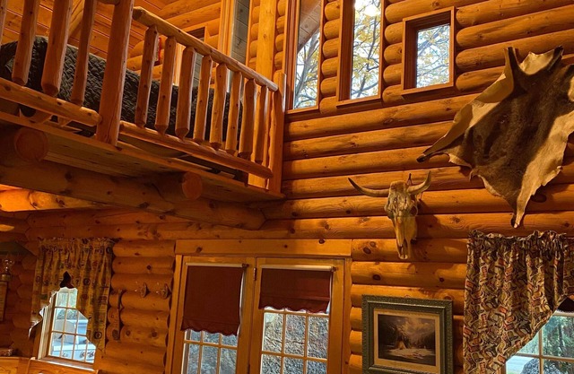 Log Cabin next to the Mississippi River