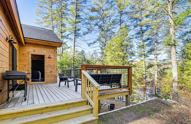 Loon Lake View: Newly Built Log Cabin w/Fire Pit!
