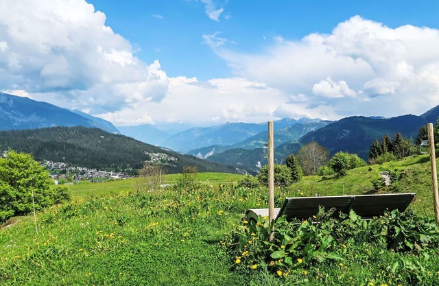 Lovely apartment for 4 guests with pool, WIFI, TV, balcony and panoramic view