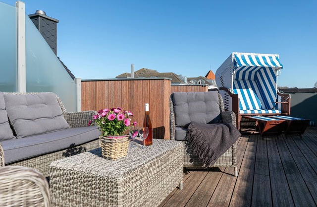 Low-barrier maisonette vacation apartment Flügge in the Lighthouse in Grömitz