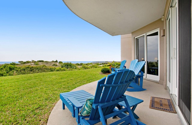 Luxe, Updated, Oceanfront Condo with Ground-Floor Patio, WiFi & Shared Pool