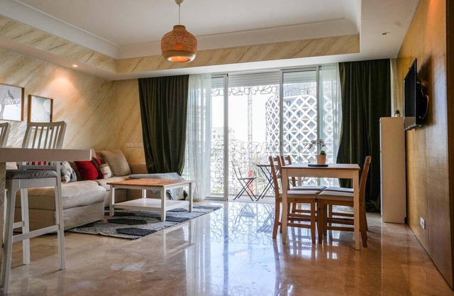 Luxurious apartment in the vegetal tower