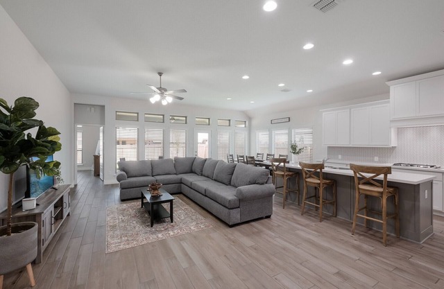 Luxury and Comfort. House with big covered patio.