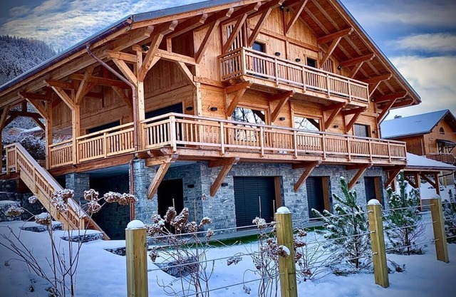 Luxury chalet at the foot of the slopes with swimming pool, spa & hammam - Samoens