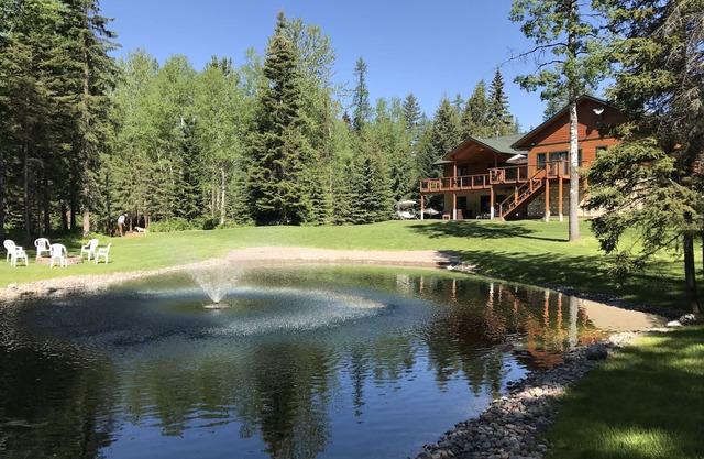 Luxury Home on Glacier Tamarack offers Tranquility, Sleeps 12