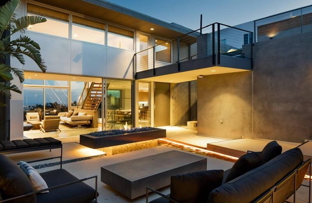 Luxury Modern Japanese-Style Zen Retreat in Hollywood Hills, Los Angeles Views