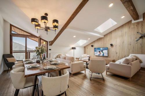 Luxury Penthouse Courchevel Sauna Views 4BR Nebula