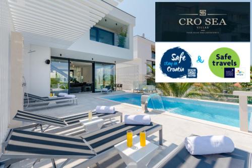 Luxury "Villa Pax" with heated infinity-pool, 8 sleeps
