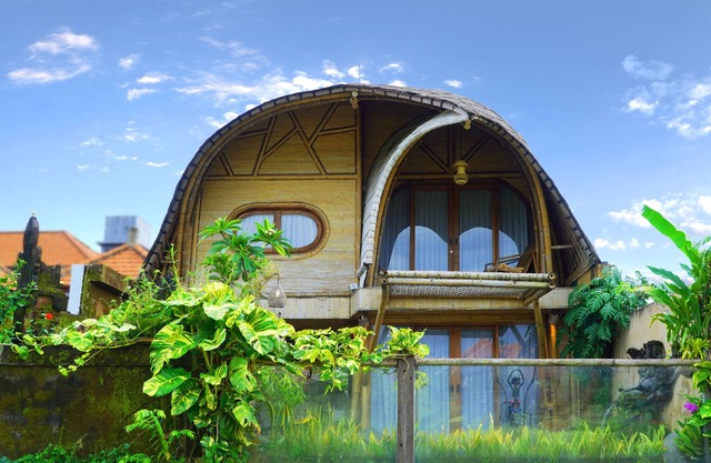 Luxury Villa - Private Pool Bamboo Villa 3BR overlooking the rice fields