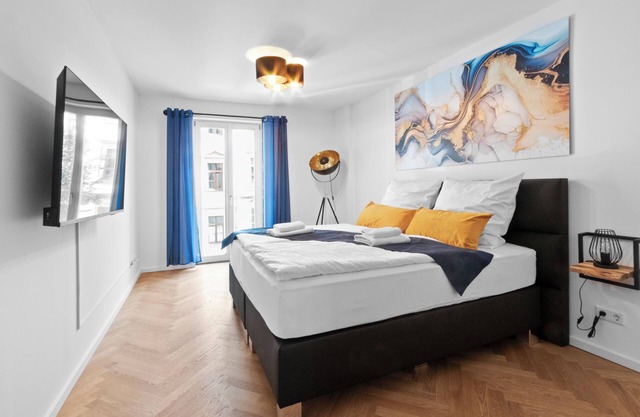 Luxus im Zentrum für 6 Pers.! 3 Zi., Balkon, Wlan