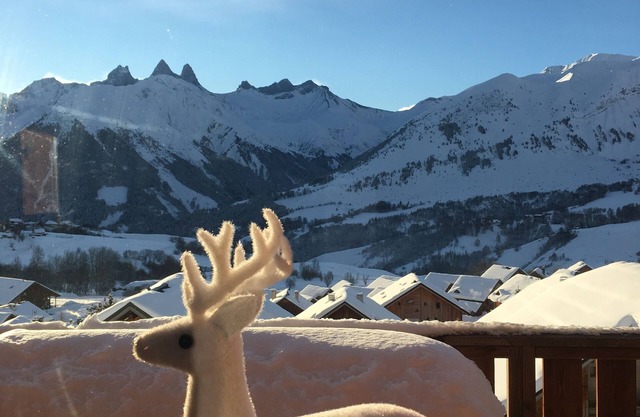 Magnificent accommodation for 7p with panoramic view - ski-in ski-out