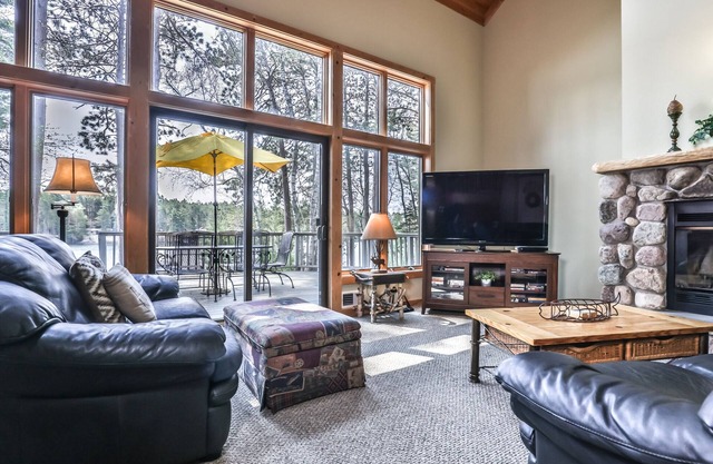 Magnificent Lakefront Home with Northwoods Style.