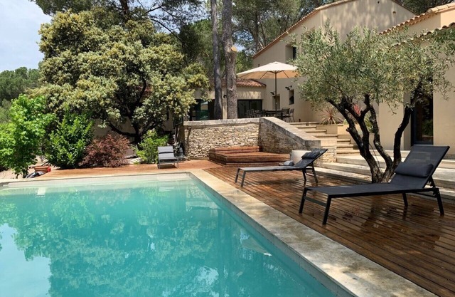 Magnificent villa in a small village near Montpellier