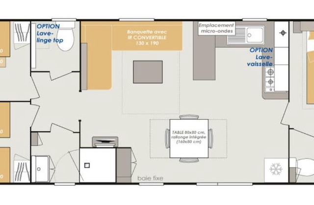 Magnifique mobil-home neuf 6/8 personnes