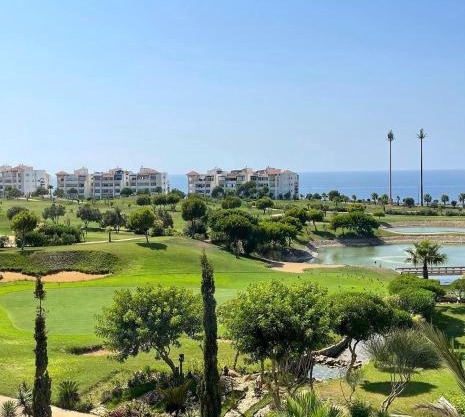 Marina Golf 1 bedroom apartment, Pool View and partial sea view,