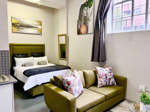 Matcha themed Apartment in City