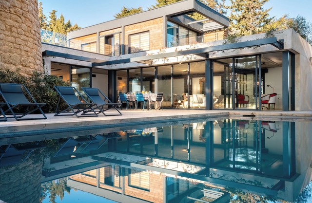 MEZE, listed villa, The sublime villa du Moulin with sea view
