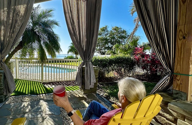 Mid-century Modern Style Studio located on the Gulf of America