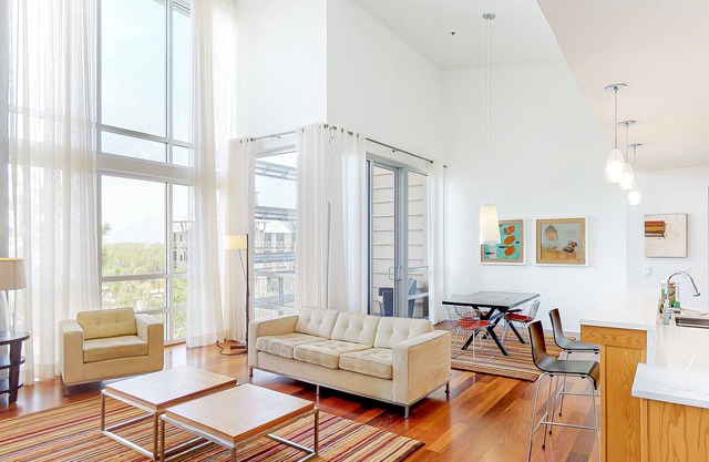 Mid-Century Modern Condo with Shared Pool, High-Speed WiFi, & Easy Beach Access!