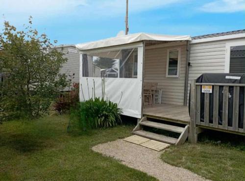 mobil-home bord de plage