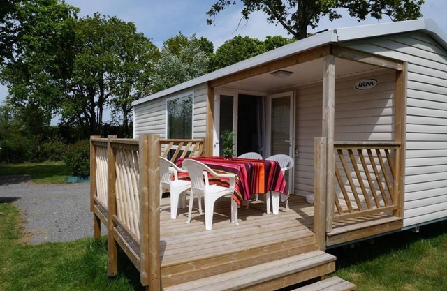 Mobil-home de 28m2 Avec Terrasse Semi-couverte