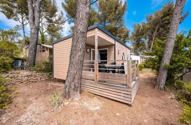 Mobile home Einfache Terrasse